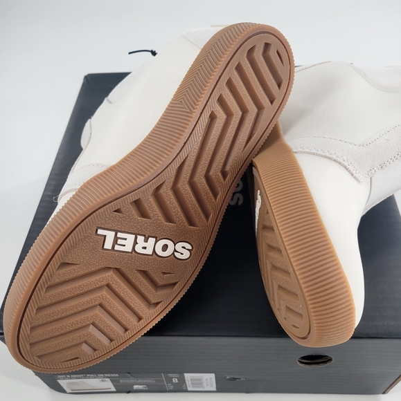 Sorel OUT N ABOUT PULL ON WOMEN'S WEDGE Sz 9 Sea Salt New - Picture 3 of 7